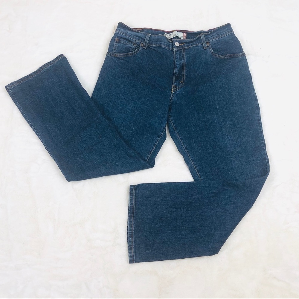 Levi's 550 Relaxed Bootcut Denim Jeans 12 Short